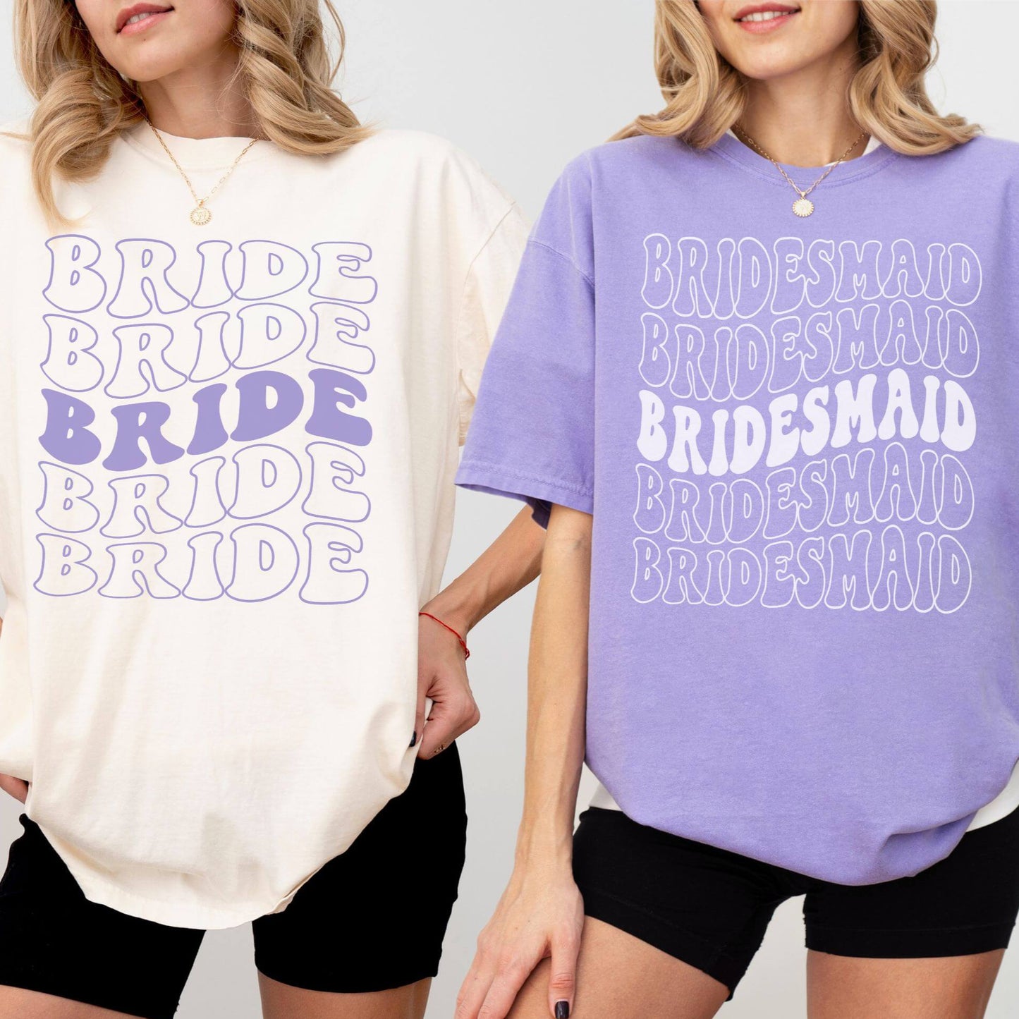 Matching Bride And Bridesmaid Shirt