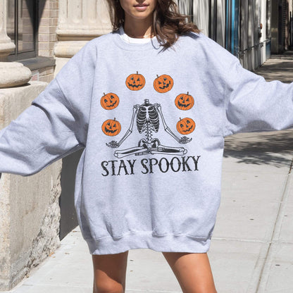 Spooky Halloween Pumpkin Sweatshirt