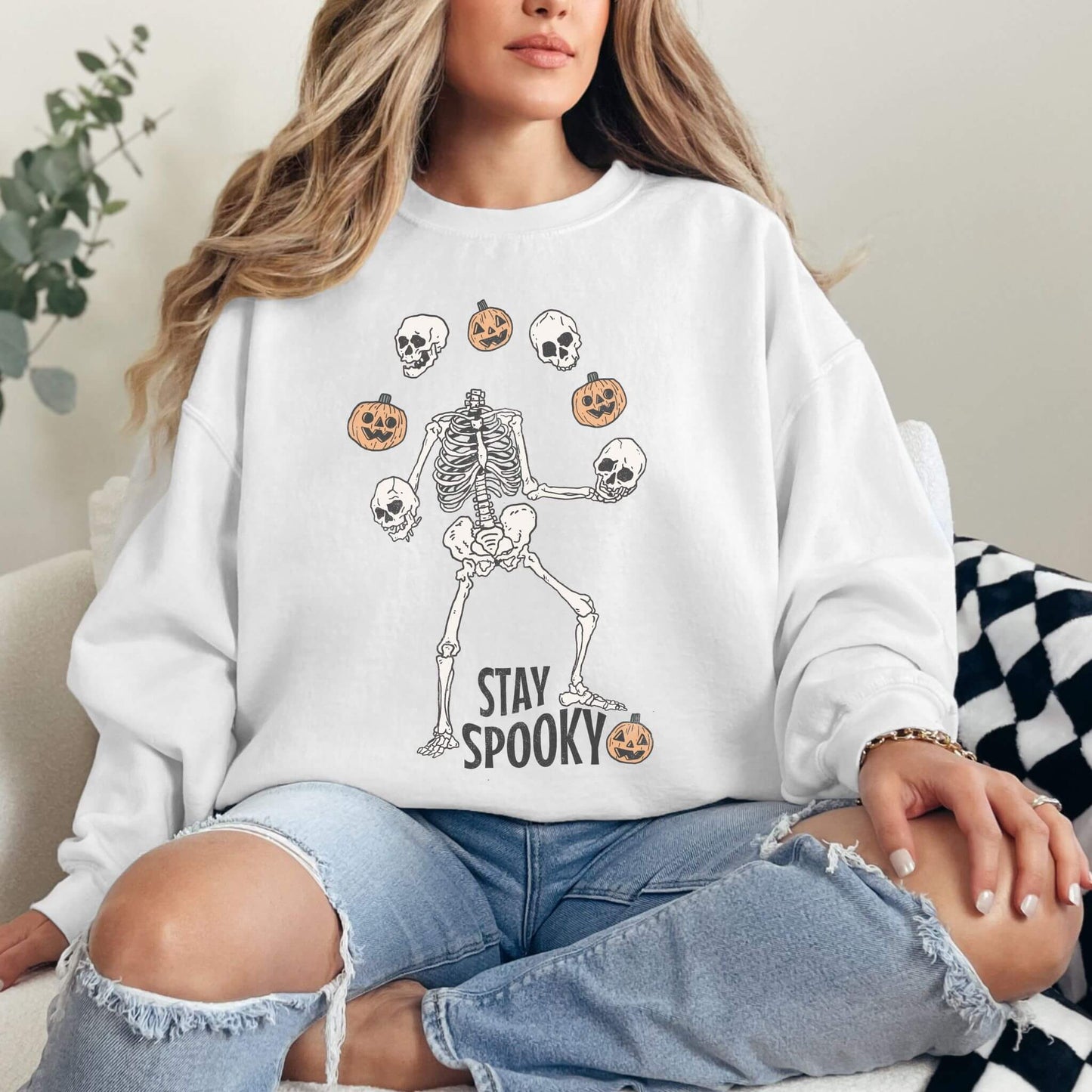 Spooky Skeleton Sweatshirt