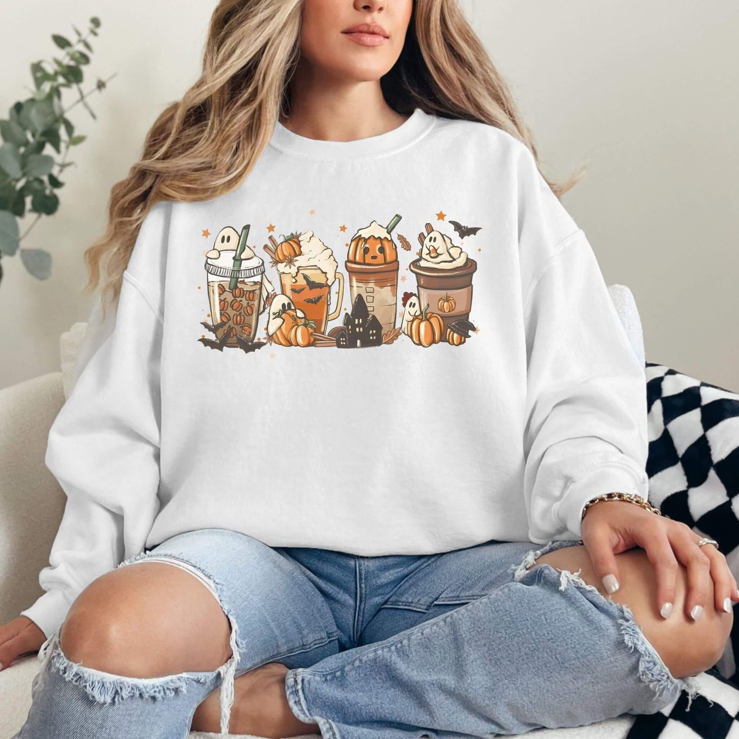 Halloween Coffee Sweatshirt