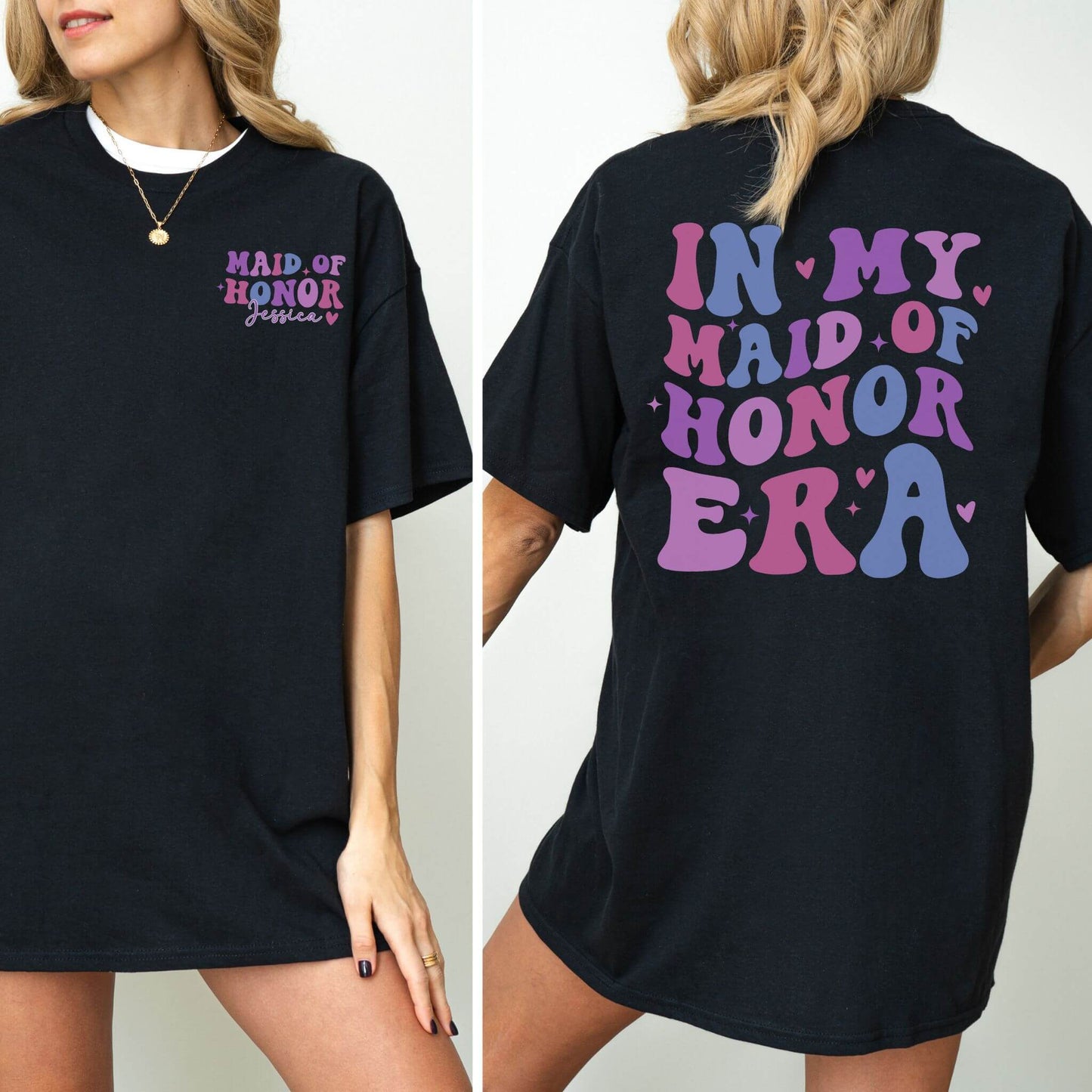 Custom Maid Of Honor Shirt