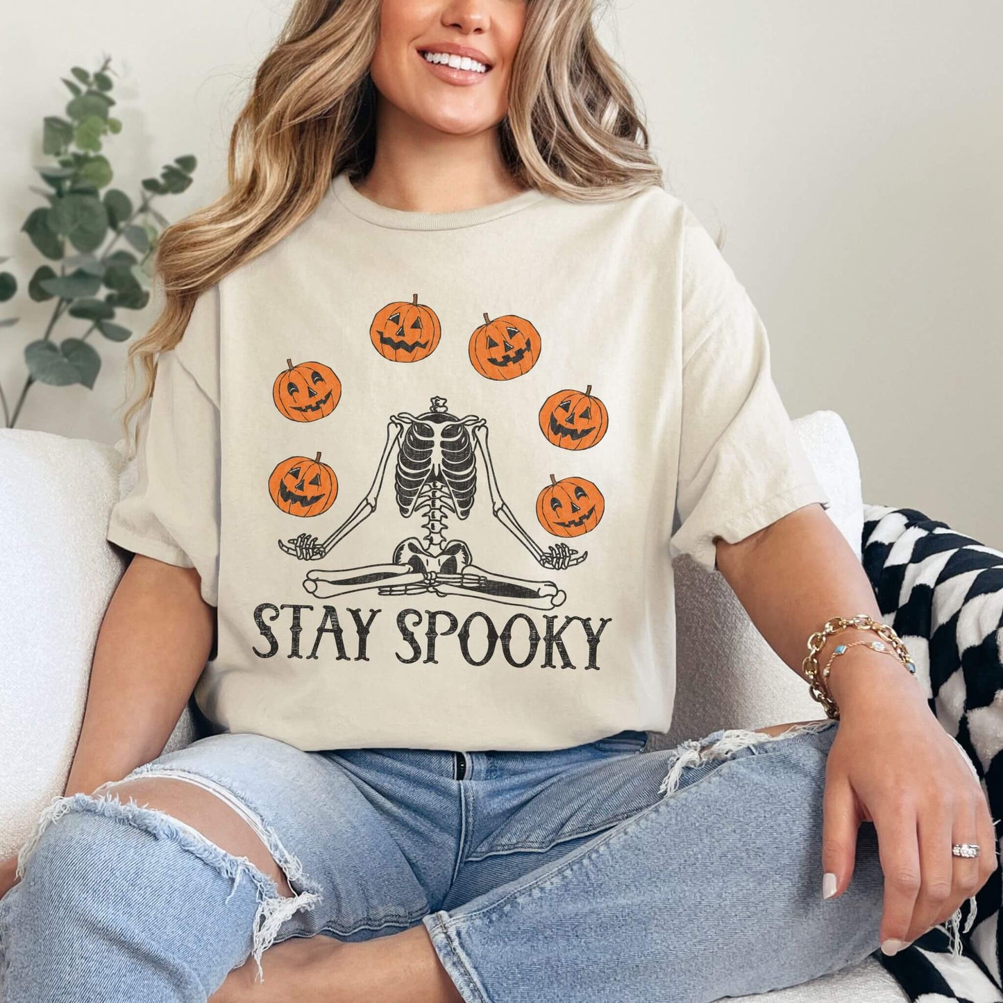 Spooky Halloween Skeleton Shirt