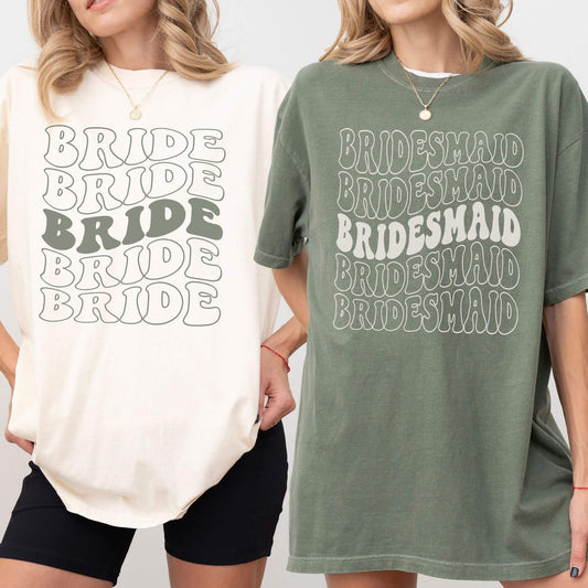 Matching Bride And Bridesmaid Shirt