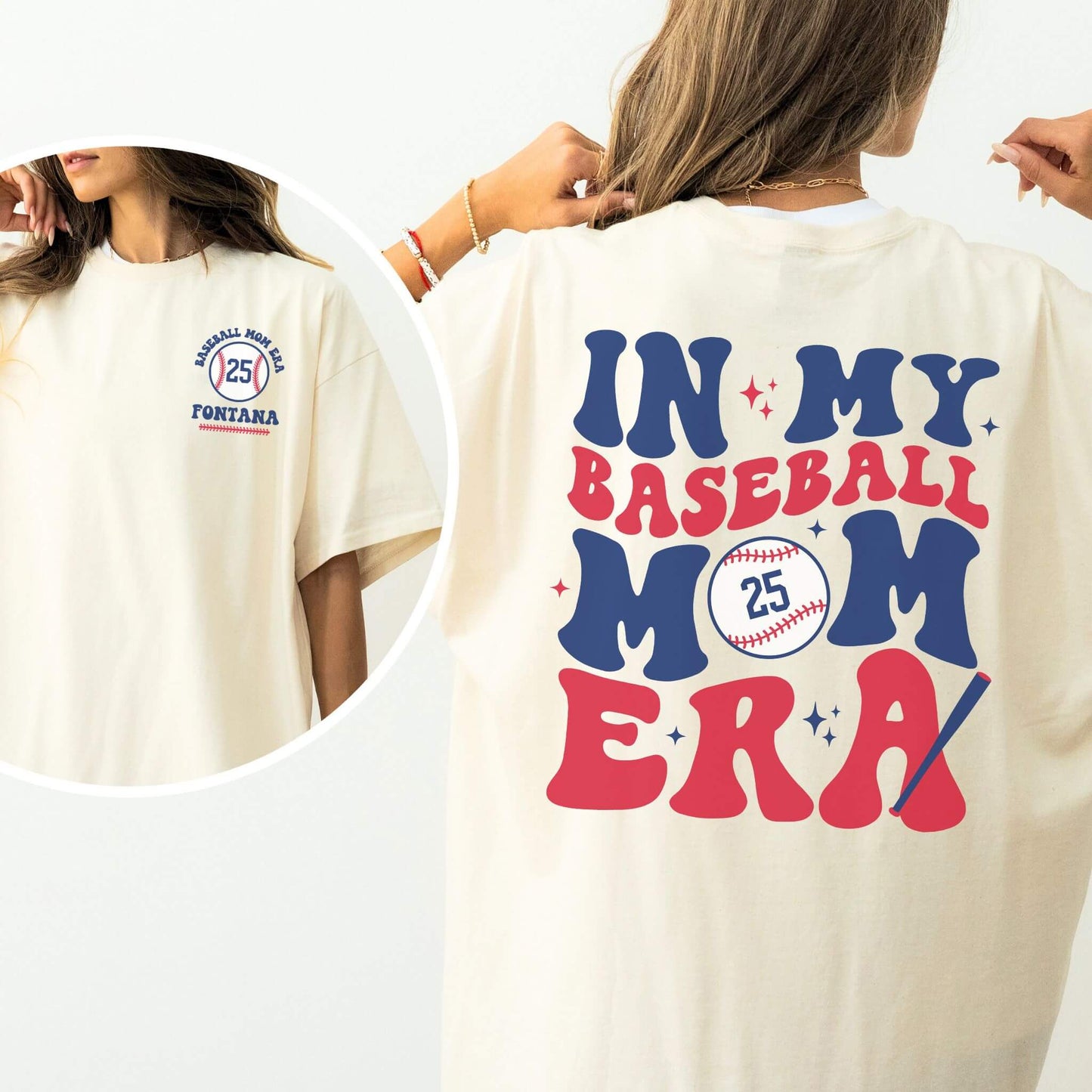 Personalized Baseball Mom Shirt