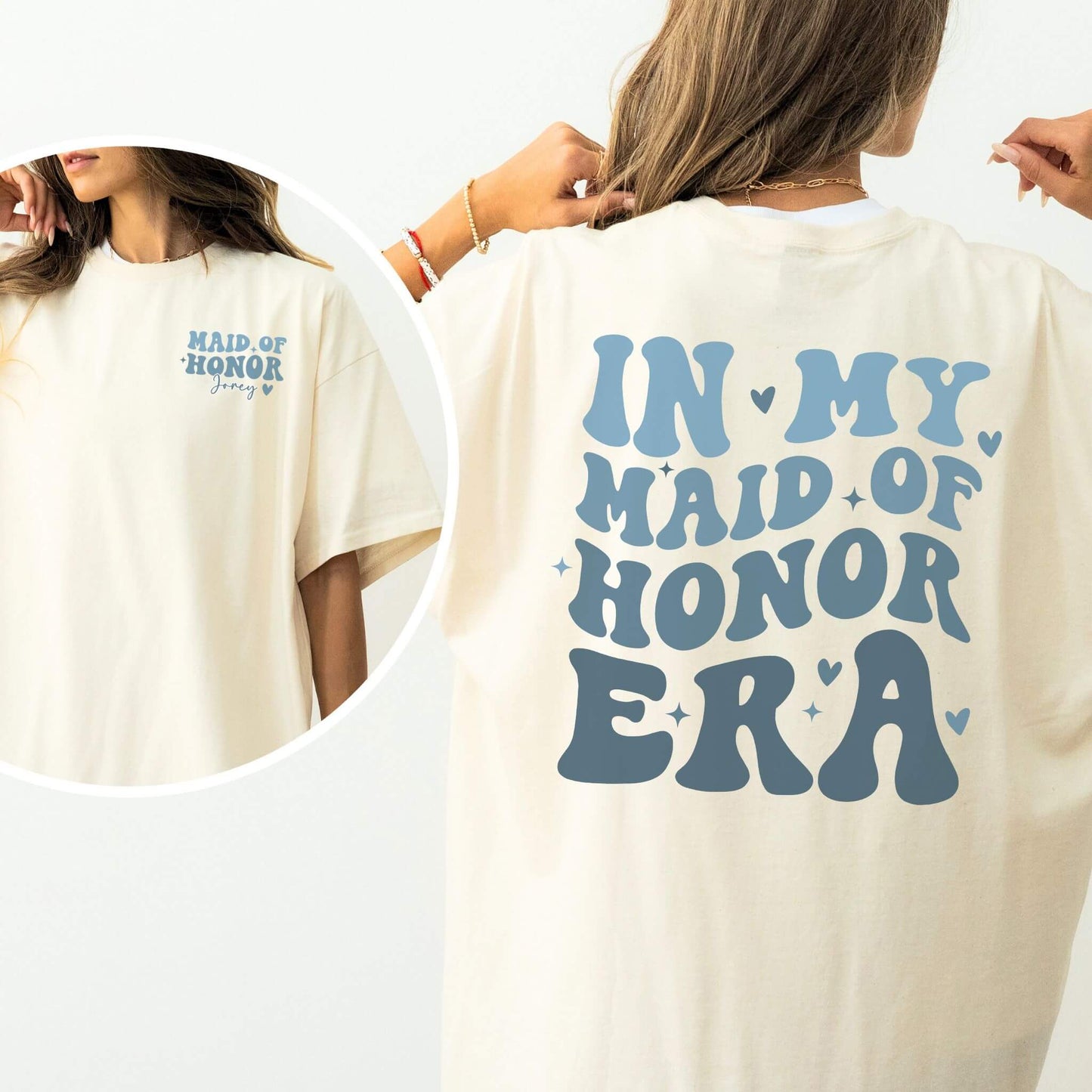 Personalized Maid Of Honor Shirt