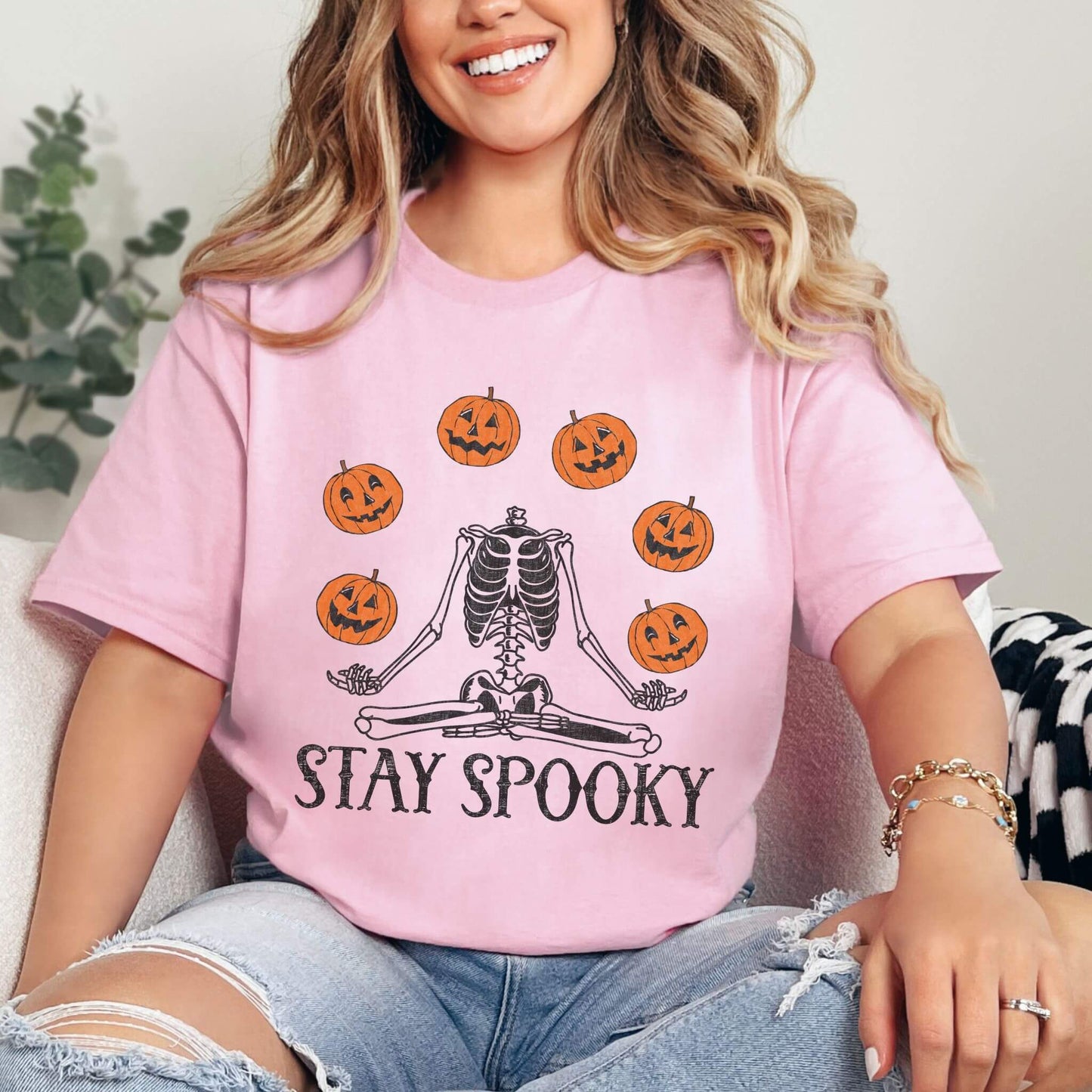 Spooky Halloween Skeleton Shirt