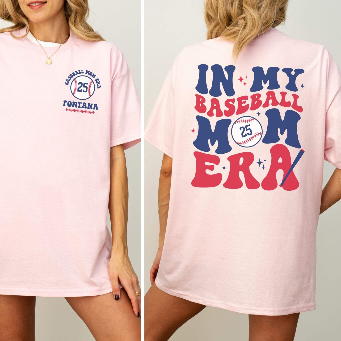 Personalized Baseball Mom Shirt