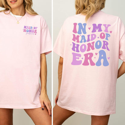 Custom Maid Of Honor Shirt