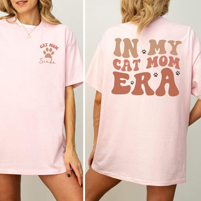 Custom Cat Mom Era Shirt