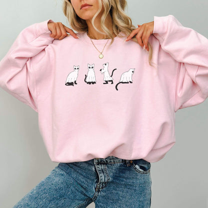 Ghost Cat Sweatshirt