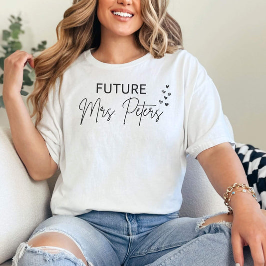 Personalized Future Mrs Shirt