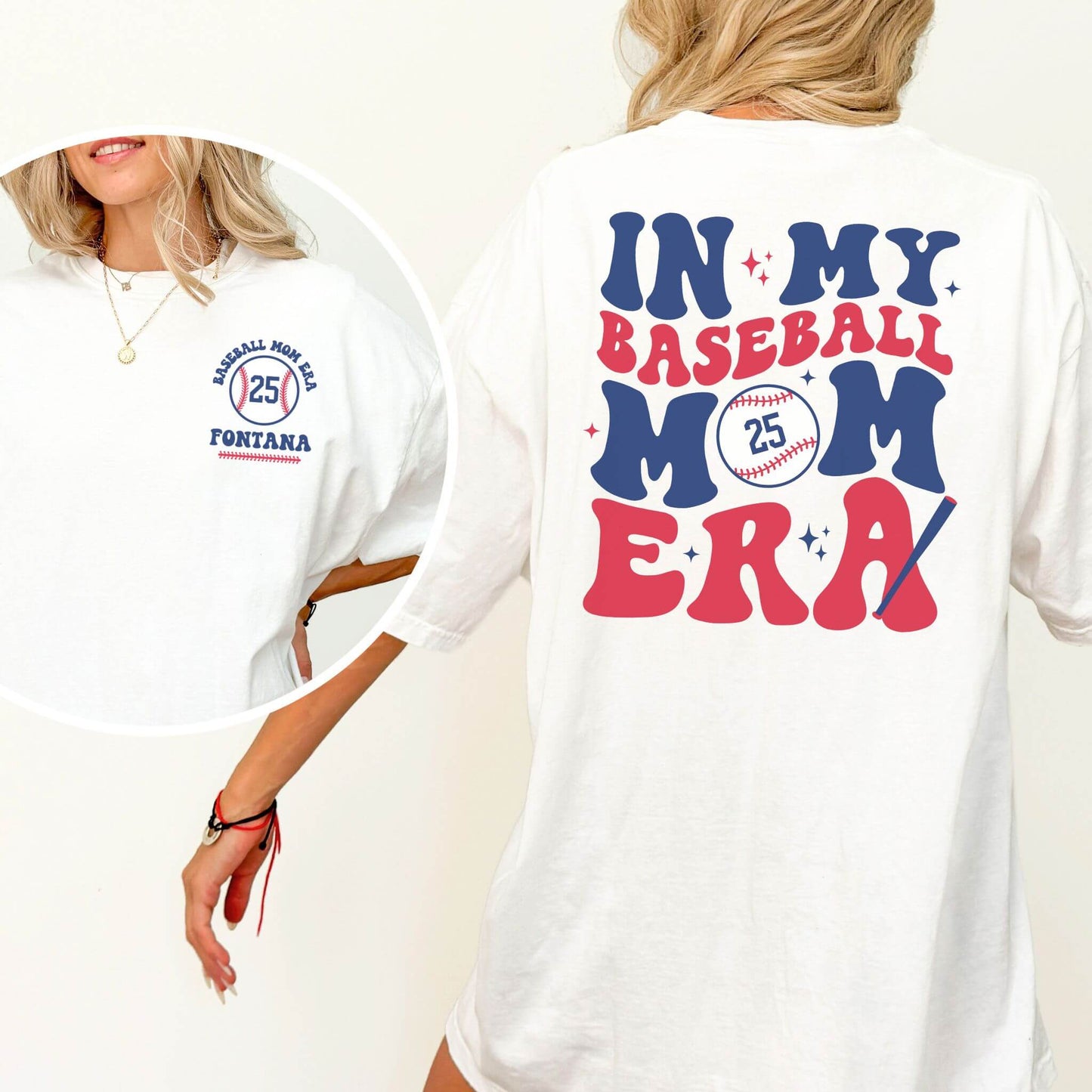 Personalized Baseball Mom Shirt