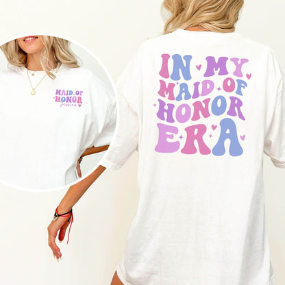 Custom Maid Of Honor Shirt