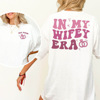 Personalized Wifey Era Shirt