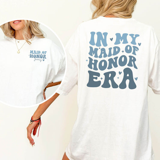 Personalized Maid Of Honor Shirt