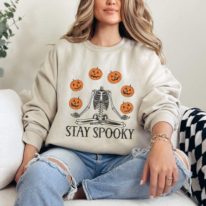 Spooky Halloween Pumpkin Sweatshirt