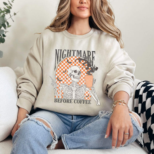 Funny Halloween Coffee Lovers Sweatshirt