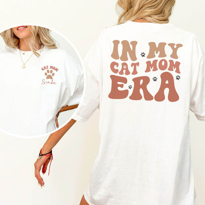 Custom Cat Mom Era Shirt