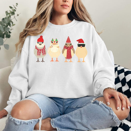 Christmas Chicks Sweatshirt - Hailey's Trend Boutique