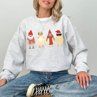 Christmas Chicks Sweatshirt - Hailey's Trend Boutique