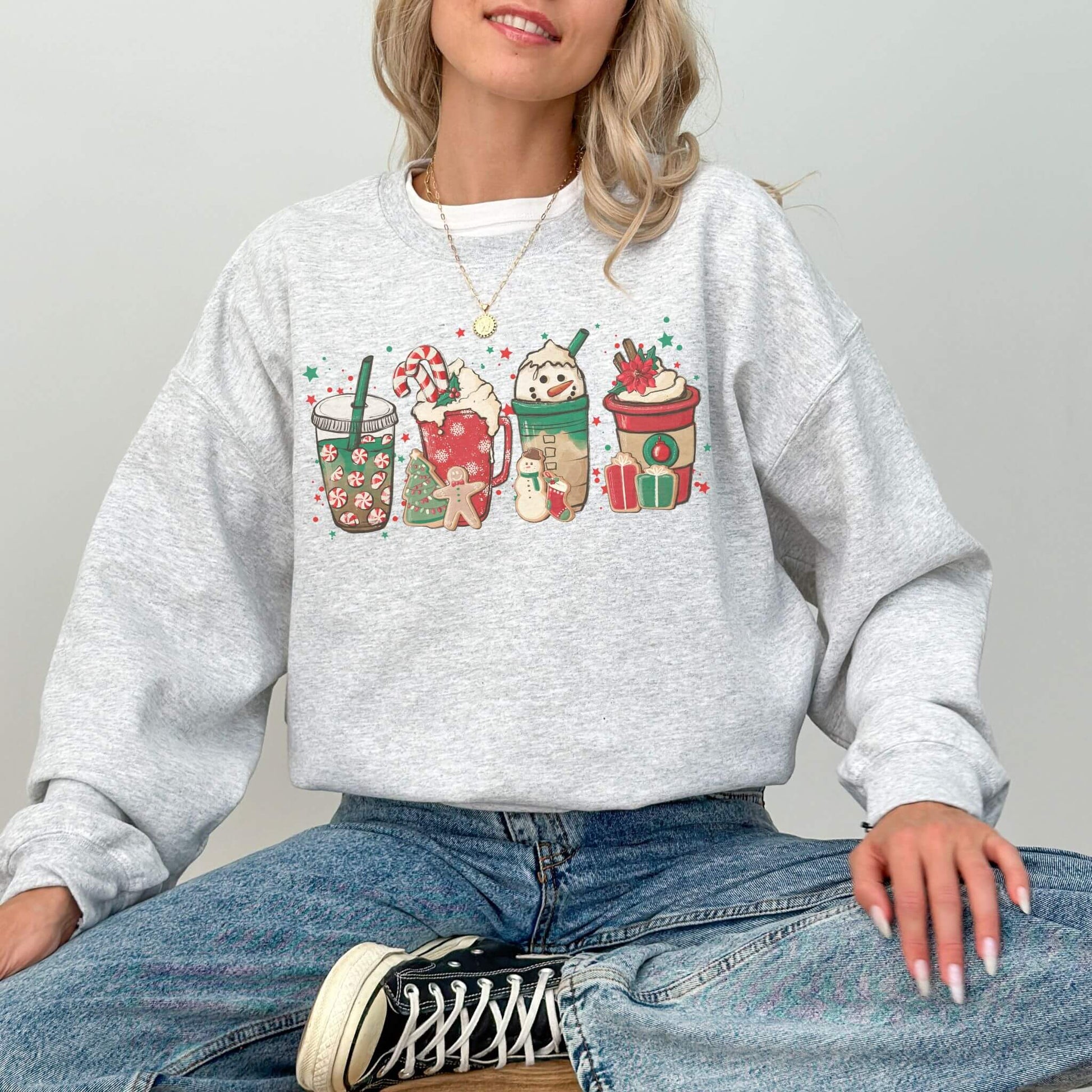 Christmas Coffee Sweatshirt - Hailey's Trend Boutique