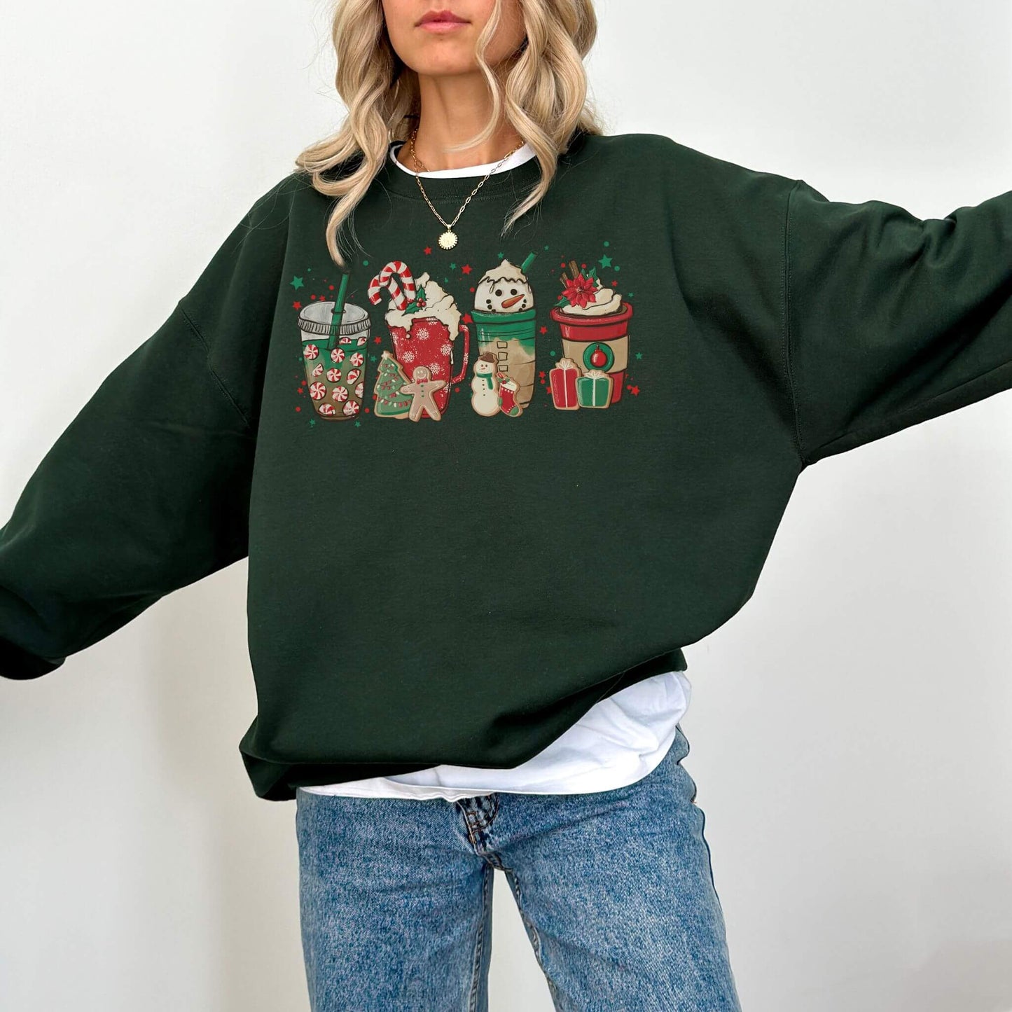 Christmas Coffee Sweatshirt - Hailey's Trend Boutique