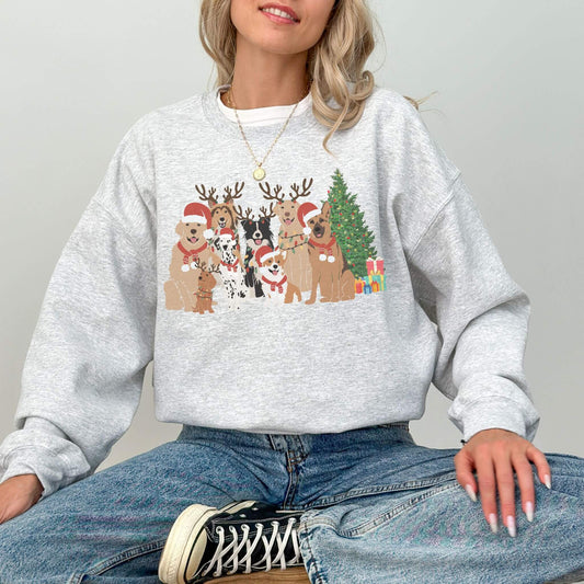 Christmas Dogs Sweatshirt - Hailey's Trend Boutique