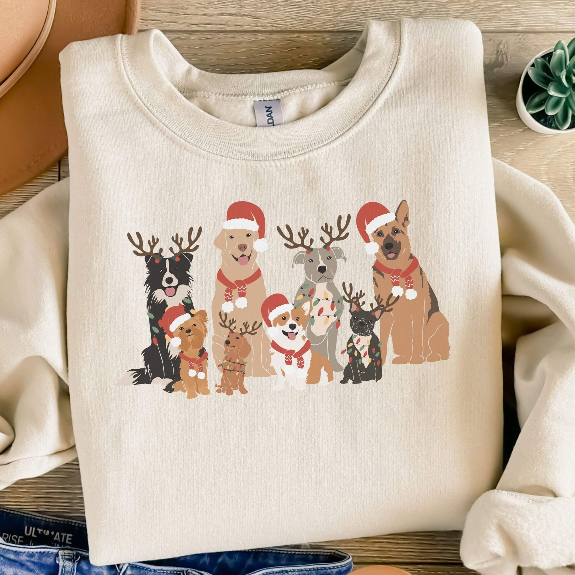 Christmas Dogs Sweatshirt - Hailey's Trend Boutique