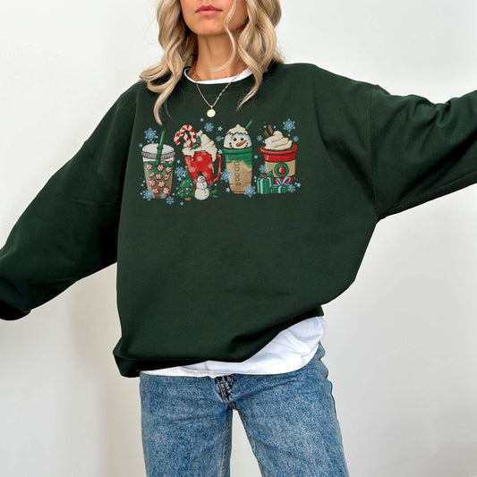 Christmas Latte Sweatshirt - Hailey's Trend Boutique