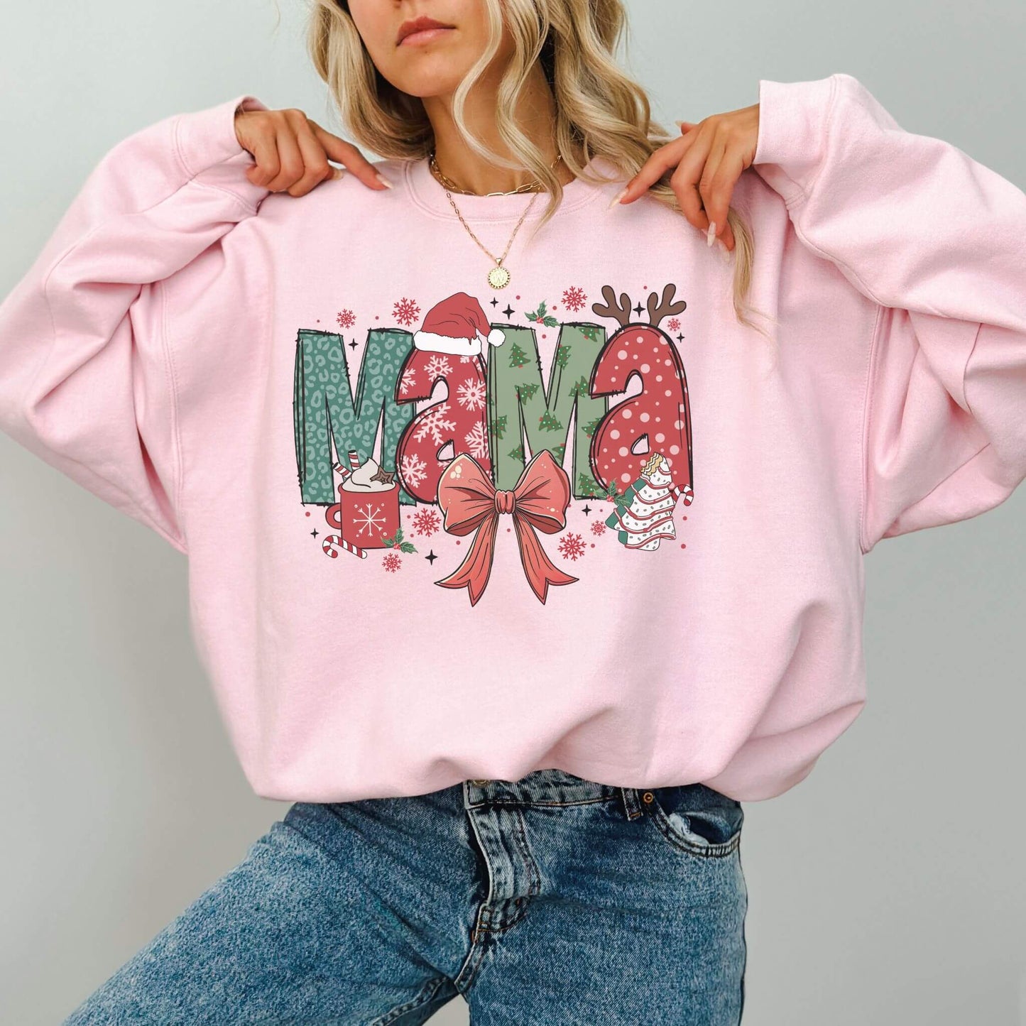 Christmas Mama Sweatshirt - Hailey's Trend Boutique