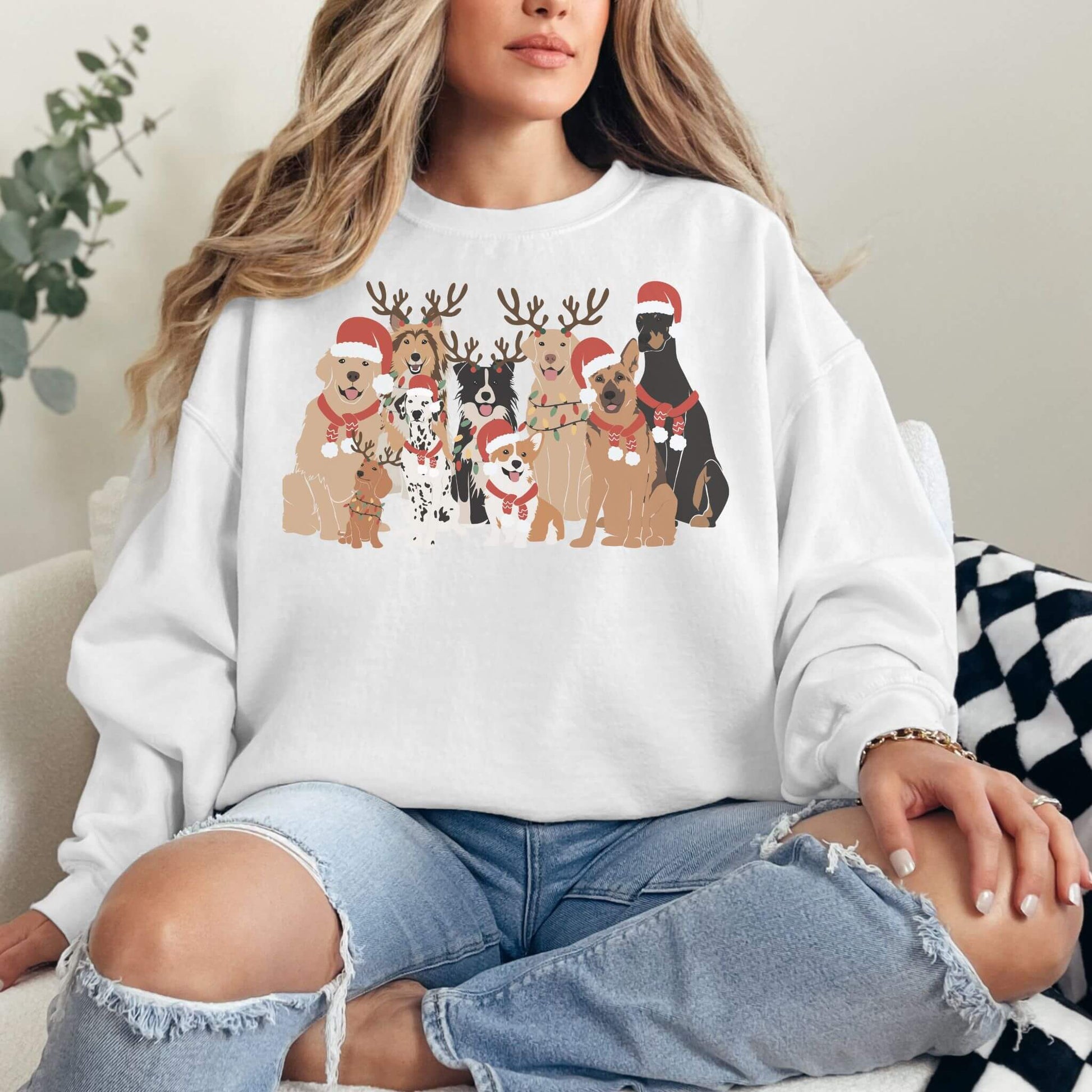 Dog Lover Christmas Sweatshirt - Hailey's Trend Boutique