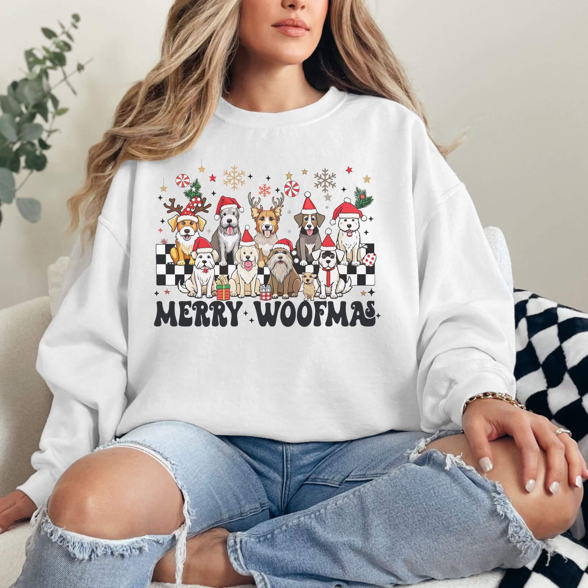 Funny Christmas Dog Sweatshirt - Hailey's Trend Boutique