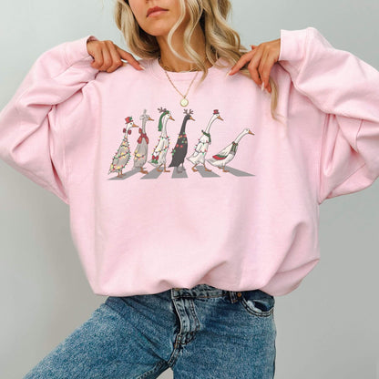 Funny Christmas Duck Sweatshirt - Hailey's Trend Boutique