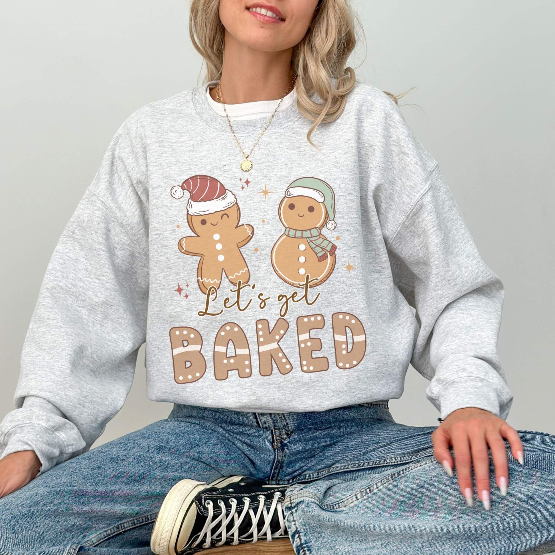 Funny Christmas Gingerbread Sweatshirt - Hailey's Trend Boutique