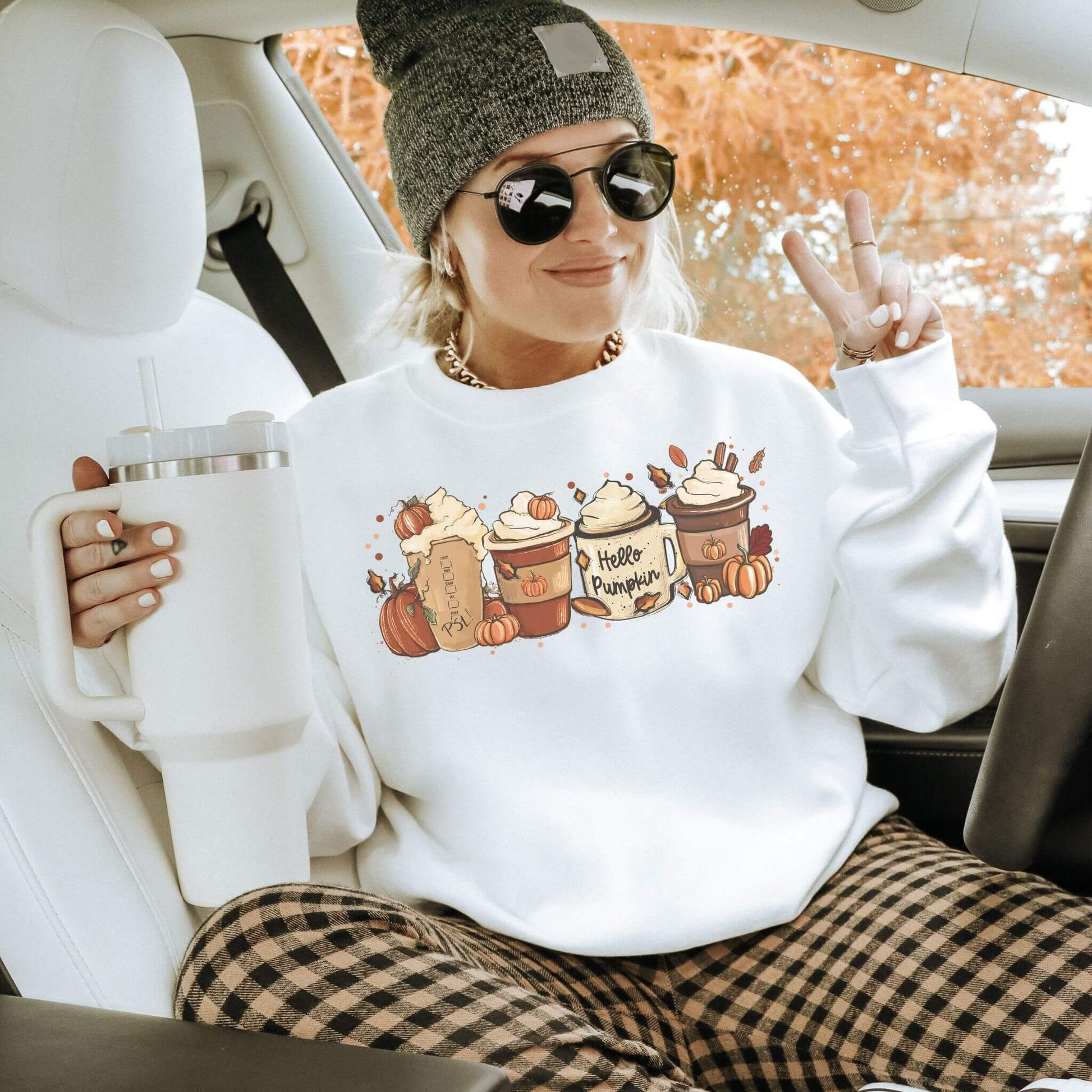 Pumpkin Spice Latte Sweatshirt - Hailey's Trend Boutique